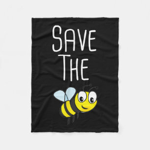 Save The Bees - Environmental Protection Bee Beeke Fleece Blanket