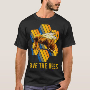 Save The Bees Flying Insect Large Group Bee T-Shirt