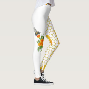 Save The Bees, Honeycomb  Leggings