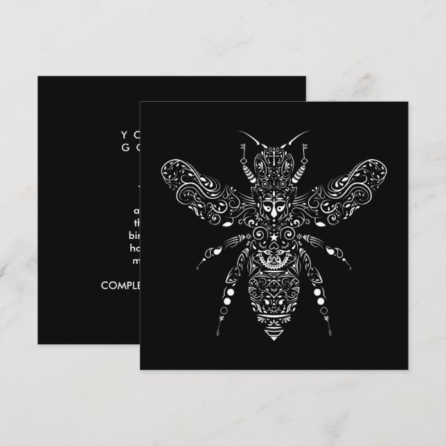 save the bees invitation (Front/Back)