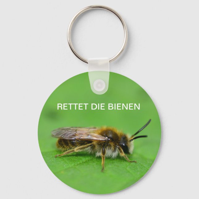 Save the bees key ring (Front)