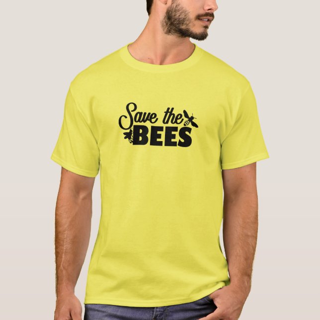 Save The Bees Men's Shirt (Front)