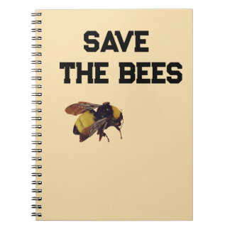 SAVE THE BEES NOTEPAD NOTEBOOK
