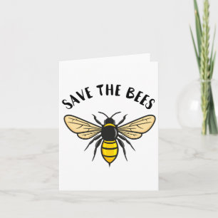 Save The Bees Save Our Planet Beekeeper Honey Eart Card