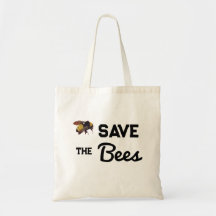 SAVE THE BEES SLEEK TOTE
