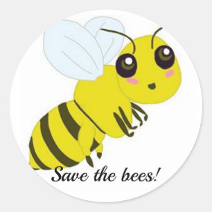 Save the Bees Sticker