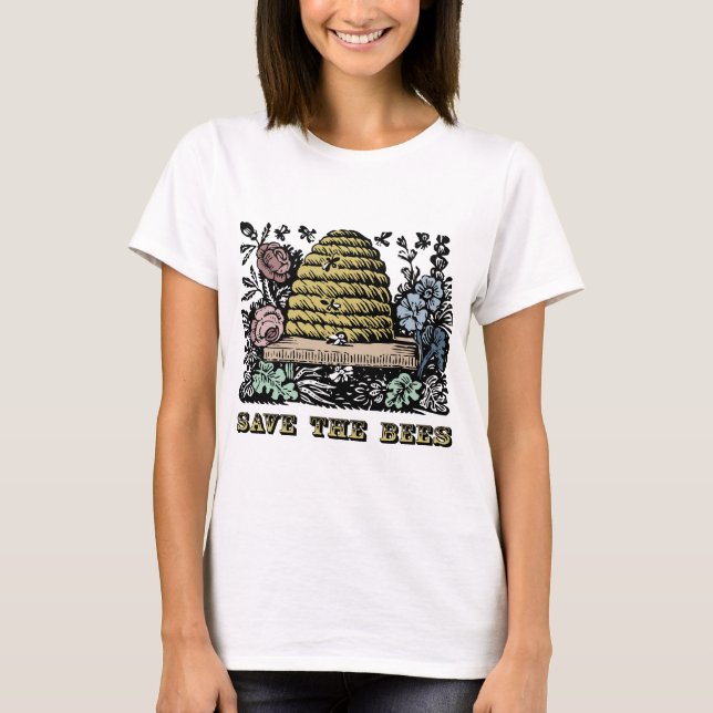 Save The Bees T-Shirt (Front)