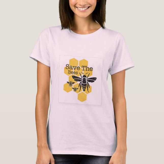 Save The Bees T-Shirt (Front)