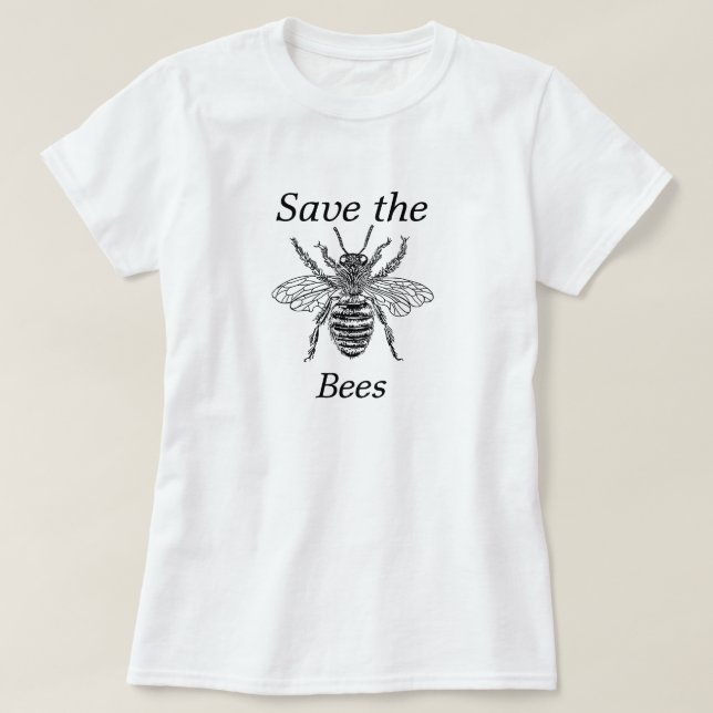Save the Bees T-Shirt (Design Front)