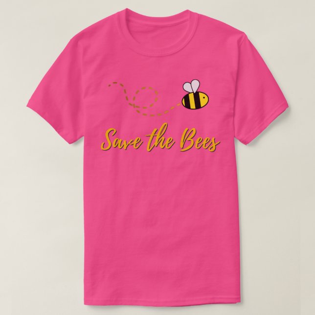 Save The Bees T-Shirt (Design Front)