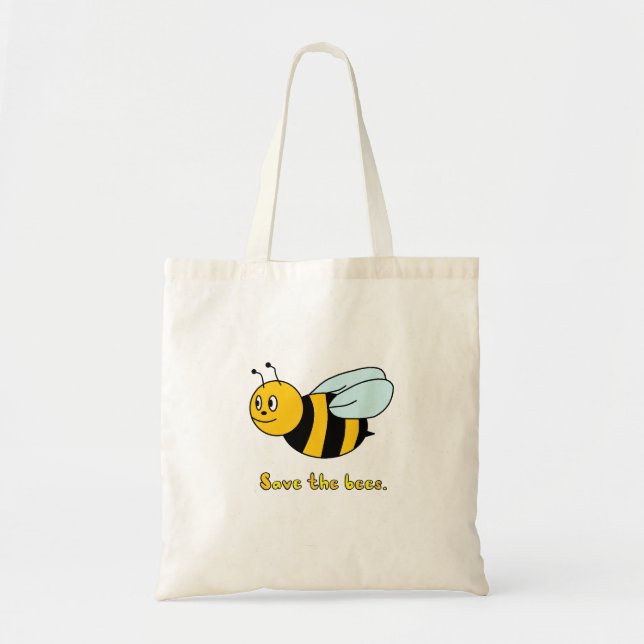 'Save the Bees' Tote Bag (Front)