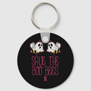 Save The Boo Bees Breast Cancer Awareness Hallowee Key Ring