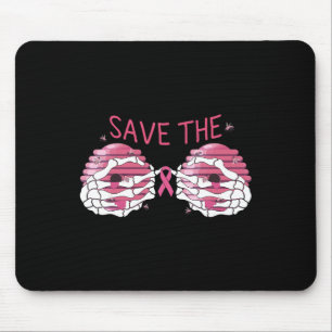 Save The Boo Bees Breast Cancer Halloween Women  Mouse Pad