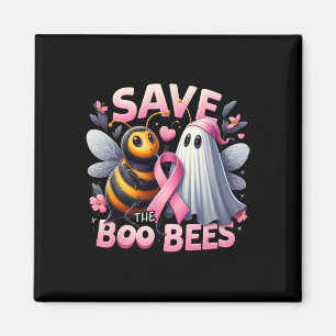 Save The Boo Bees Breast Cancer Warrior Halloween  Magnet