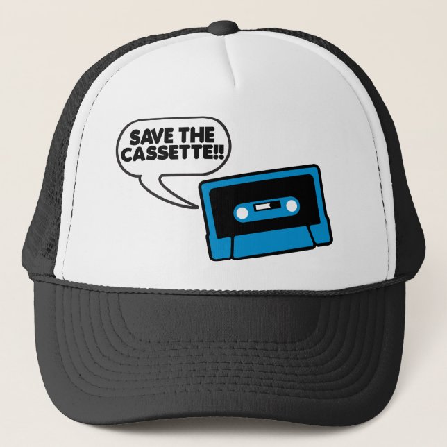Save The Cassette Trucker Hat (Front)