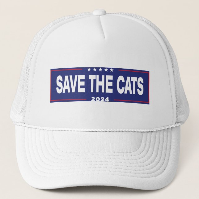 Save the Cats Trucker Hat (Front)