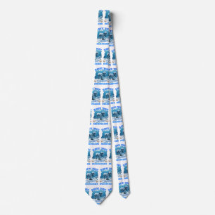 Save The Chubby Mermaids Manatees Tie