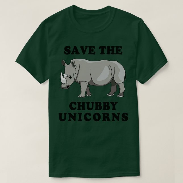 Save The Chubby Unicorns 4 T-Shirt (Design Front)