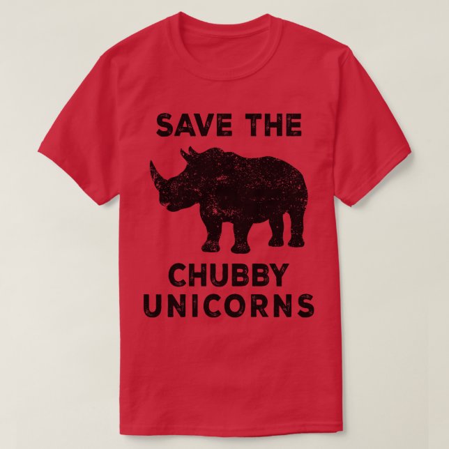 Save The Chubby Unicorns 6 T-Shirt (Design Front)