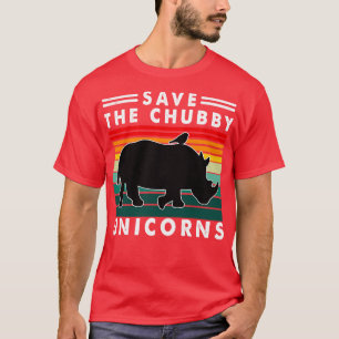 Save The Chubby Unicorns 8 T-Shirt