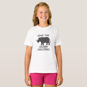 Save the chubby unicorns - Choose background color T-Shirt