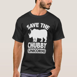 Save The Chubby Unicorns Fat Rhino Vintage T-Shirt