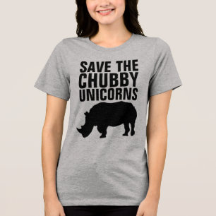 SAVE THE CHUBBY UNICORNS Funny t-shirts