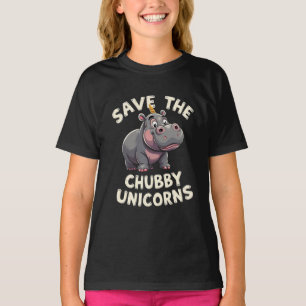 Save The Chubby Unicorns Rhino Animal Rights T-Shirt