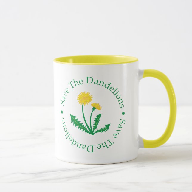 Save The Dandelions Mug (Right)