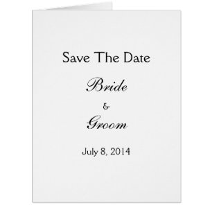 Save The Date