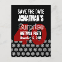 Save the Date 40th SURPRISE Birthday Party B001