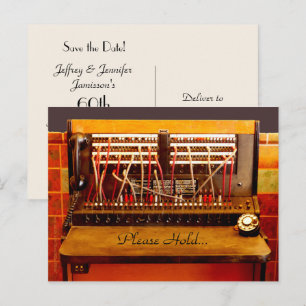 Save the Date 60th Anniversary Party Postcard