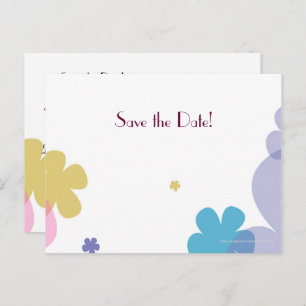 Save the Date 75th Birthday Celebration Festive Announcement Postcard