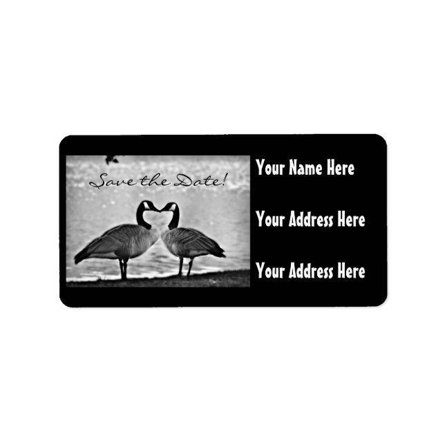 Save the Date Address Labels (Front)