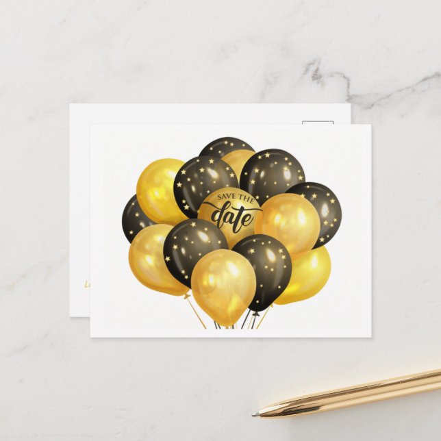 Save the Date All Occasions Postcard (Front/Back In Situ)