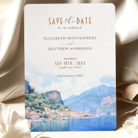 Save The Date Amalfi Coast Italy Destination