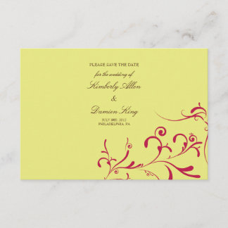 Save the Date Announcement | Floral Splash |g1