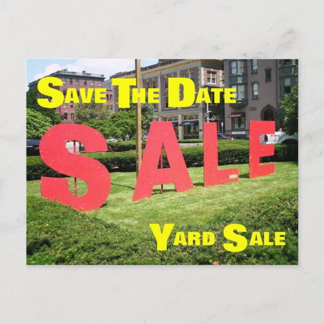 Save The Date Announcement Postcard (Front)