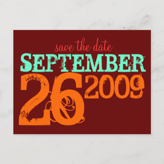 Save the Date Announcement Postcard