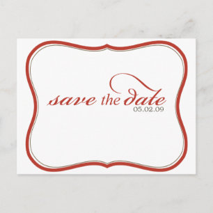 Save the Date Announcement Postcard