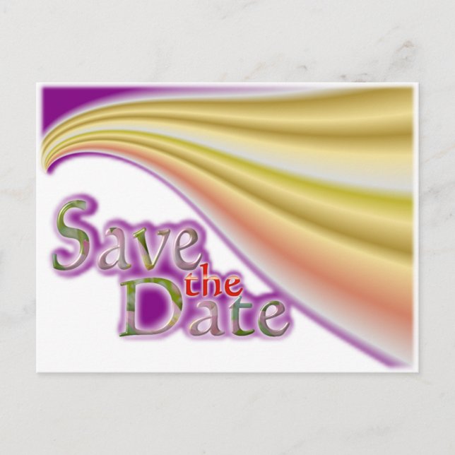 Save the Date Announcement Postcard (Front)