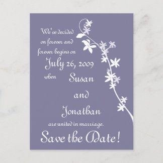 Save the Date! Announcement Postcard