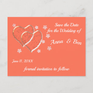 Save the Date Announcement Postcard