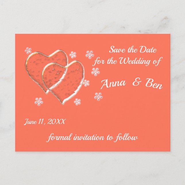 Save the Date Announcement Postcard (Front)