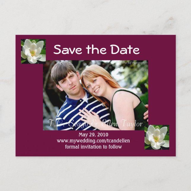Save the Date Announcement Postcard (Front)