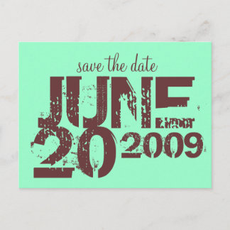 Save the Date Announcement Postcard