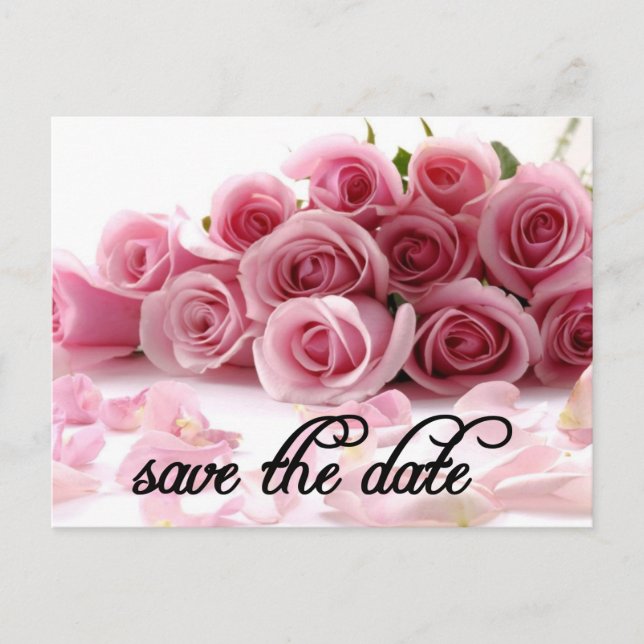 save the date announcement postcard (Front)