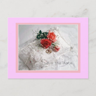 Save the date announcement postcard