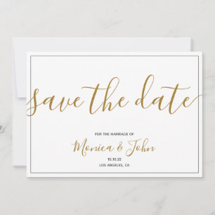 Save the Date Announcement Postcard