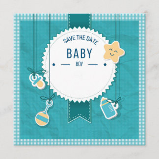 Save The Date - Baby Boy
